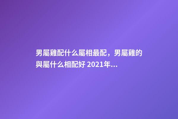 男屬雞配什么屬相最配，男屬雞的與屬什么相配好 2021年屬雞男最佳婚配，男屬雞的和什么屬相最配？-第1張-觀點(diǎn)-玄機(jī)派